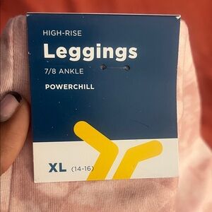High-Rise Pink Leggings XL
